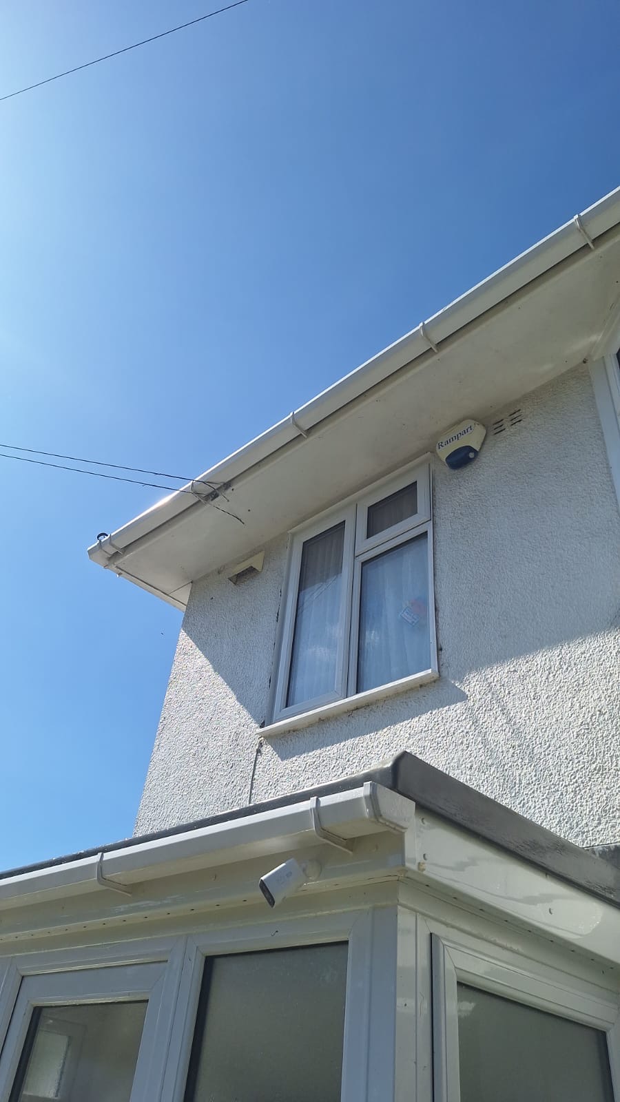 Fascias and soffits cleaning on a Southend property