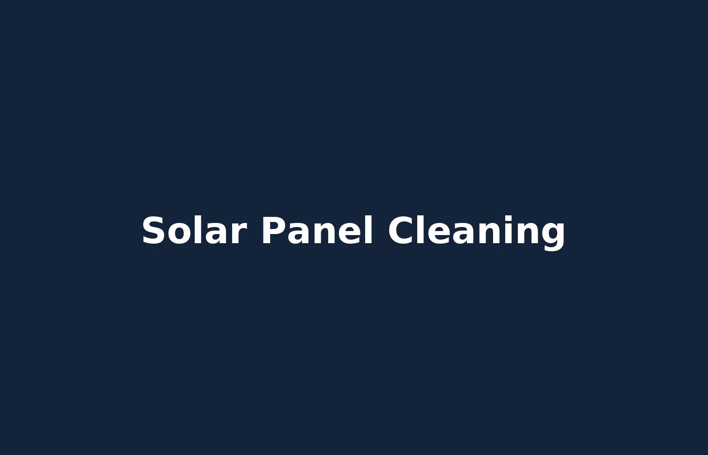 Solar panel cleaning with pure water to maintain output
